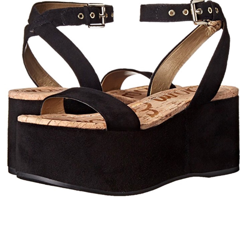 Brown Suede Sam Edelman Flatforms